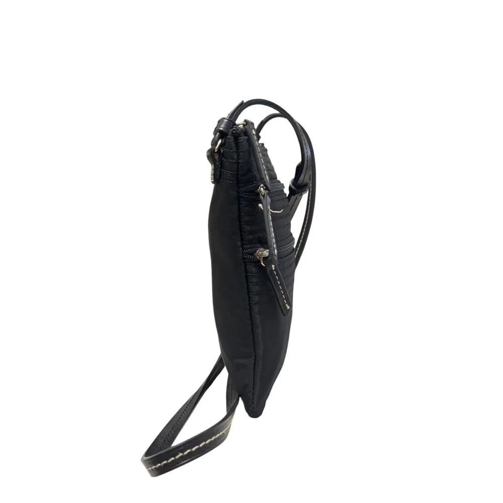 Dooney & Bourke‎ Triple Zip Crossbody Bag Women Small Black Nylon J3906960